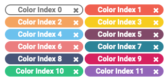 Odoo Tag Color Index